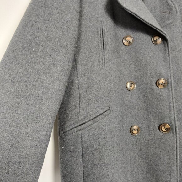 SUNG ALFRED SUNG Women's Jacket Size L Gray Wool Cotton Business Casual Academia - Picture 3 of 9